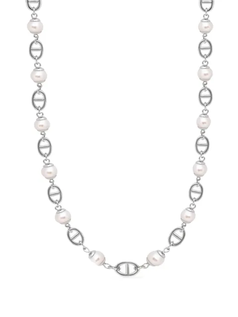 Nialaya Jewelry freshwater pearl chain necklace