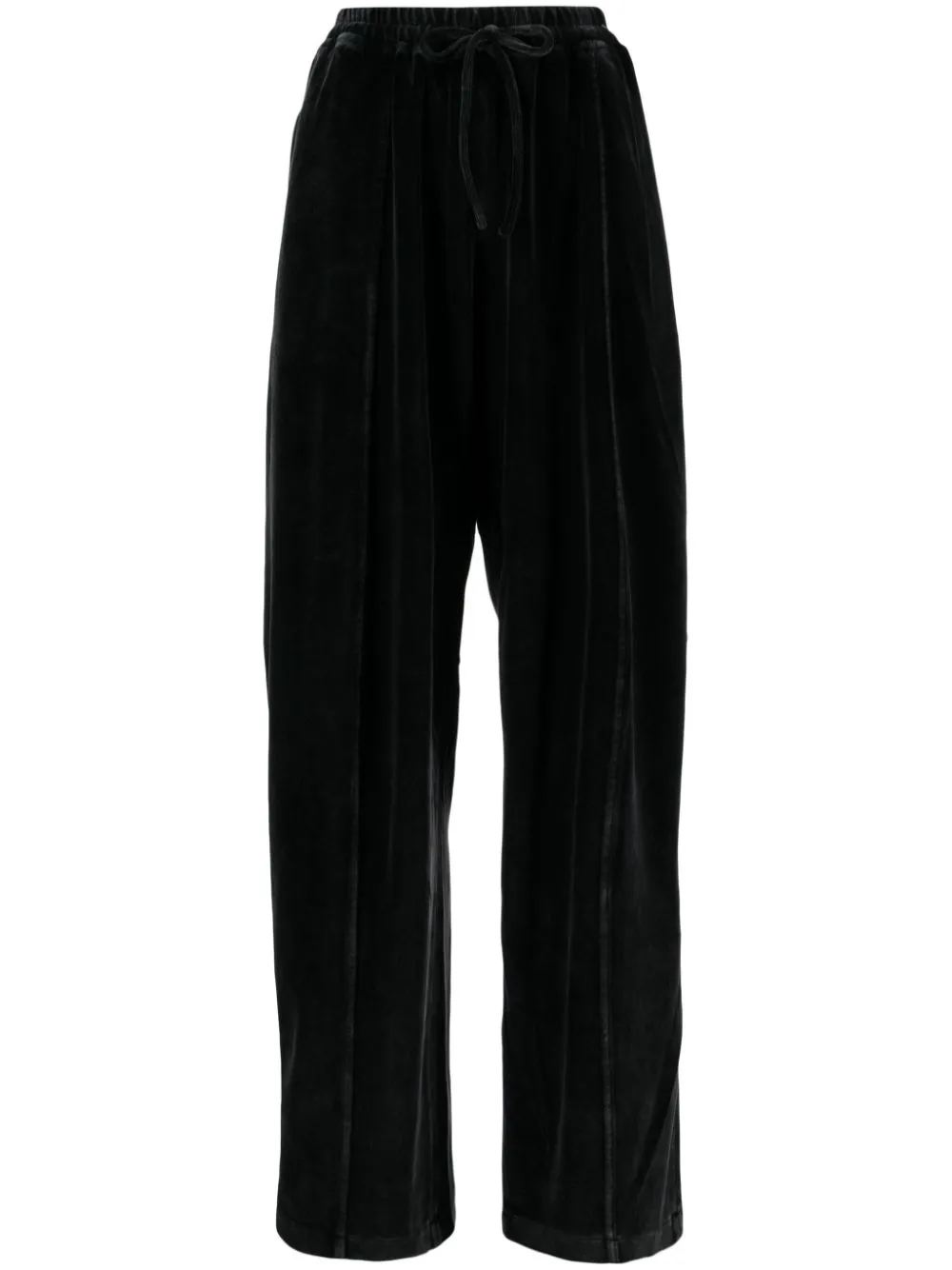 Alexander Wang High Waisted Wide Leg Pant In Grey