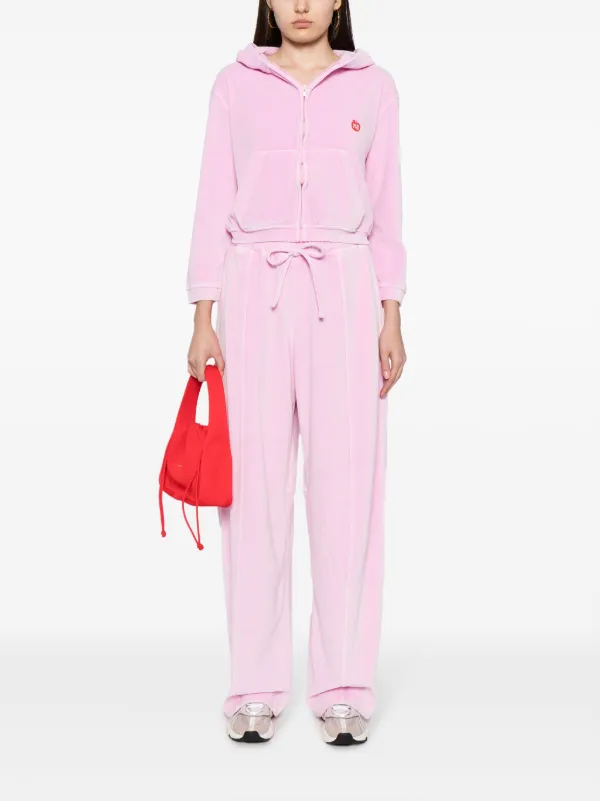 Apple bottom sales velour tracksuit