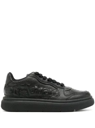 Alexander Wang Puff ロゴエンボス スニーカー | ブラック | FARFETCH JP