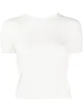 Alexander Wang logo-jacquard knitted top - White