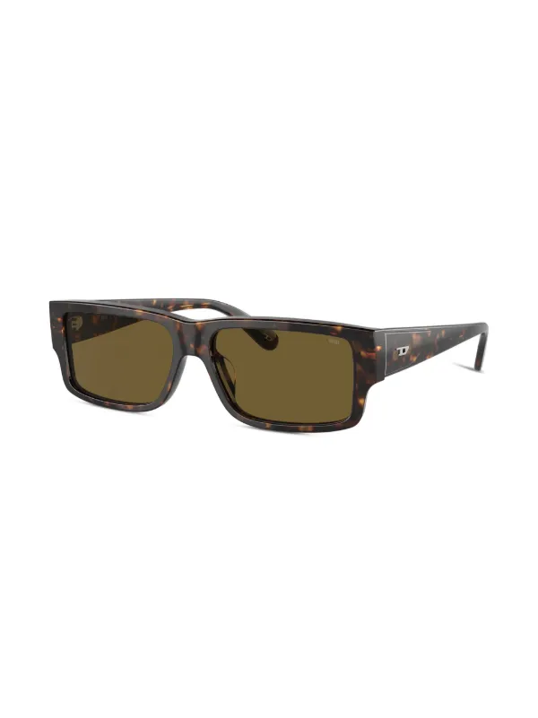 【新品未使用】21FW DIESEL ブラウン スクエア サングラス DM360 新品未使用】21FW DIESEL ブラウン スクエア サングラス DM360