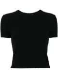 Alexander Wang logo-jacquard knitted top - Black