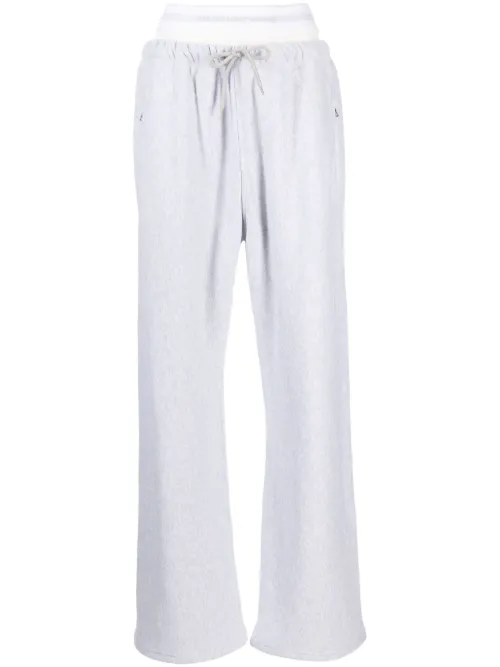 Pantalon de jogging à taille logo - Alexander Wang - Modalova