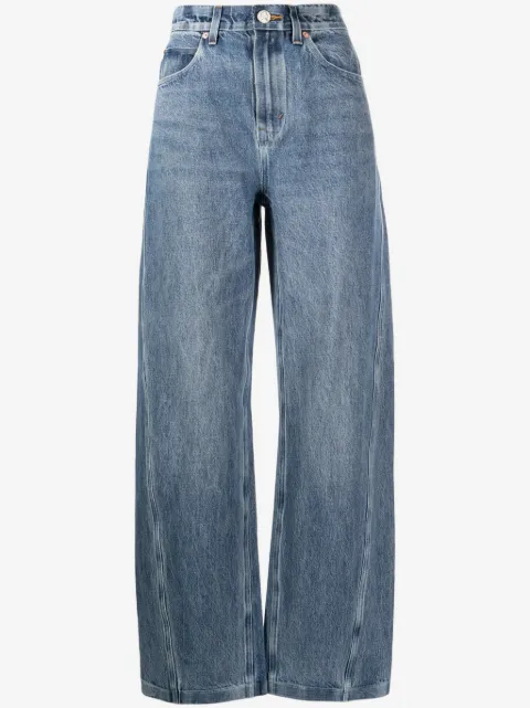Alexander Wang Calça jeans wide leg
