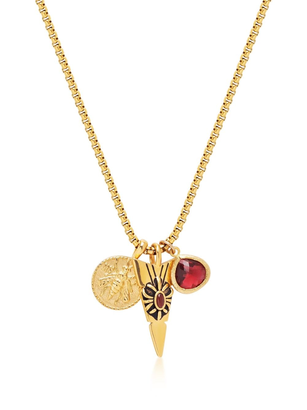 Nialaya Jewelry gold plated Talisman necklace - Oro
