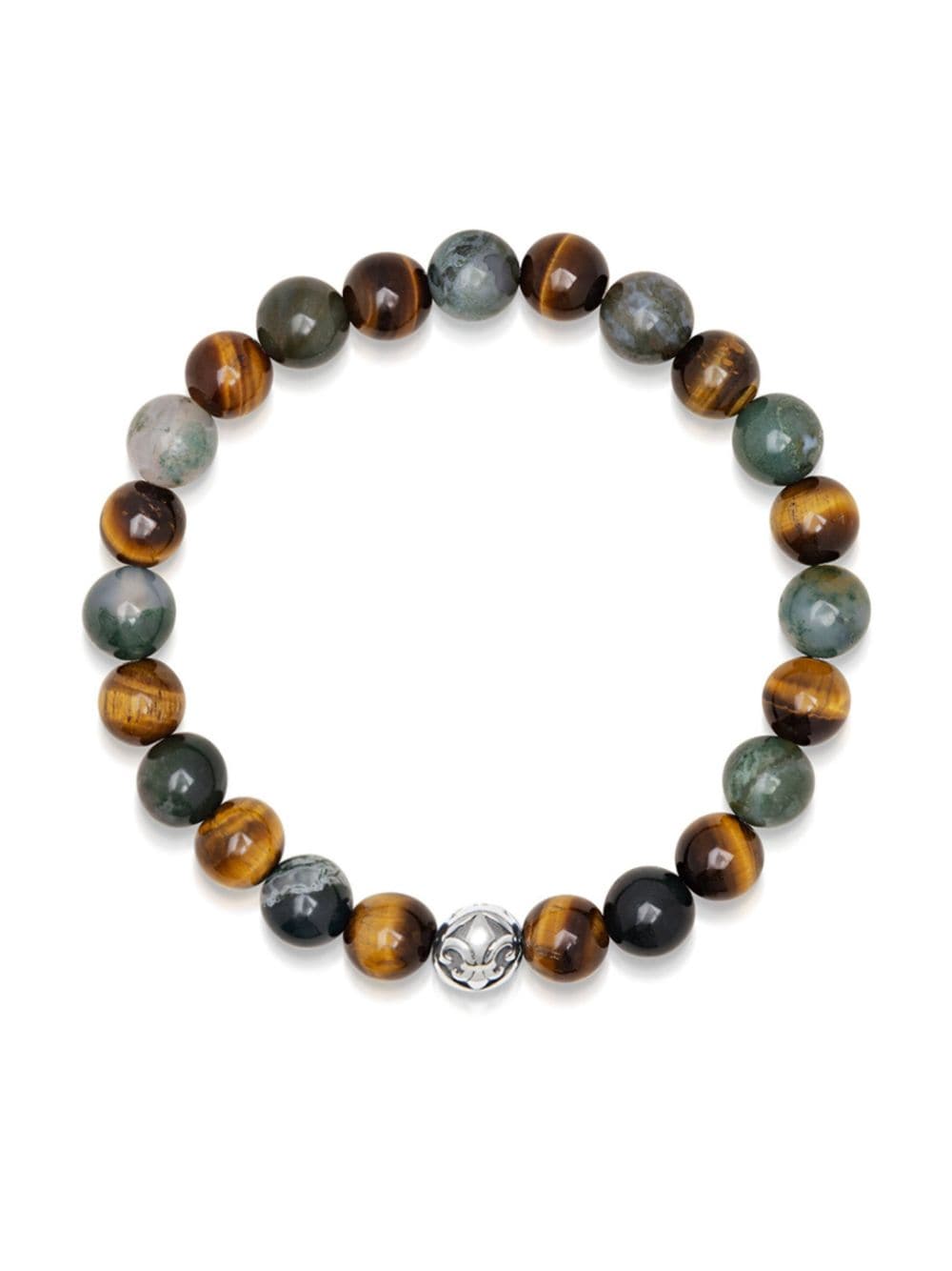 Nialaya Jewelry multi-stone beaded bracelet - Bruin