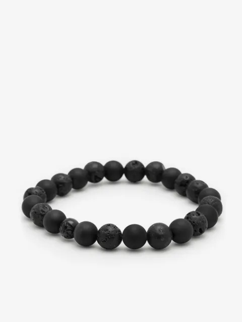 Nialaya Jewelry onyx beaded bracelet
