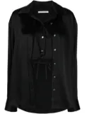 Alexander Wang layered silk shirt - Black