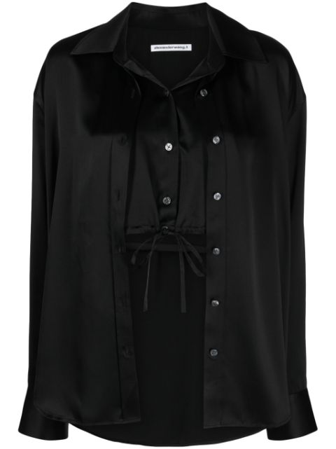 Alexander Wang layered silk shirt Women