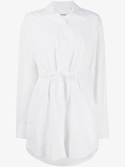 Alexander Wang layered cotton shirtdress