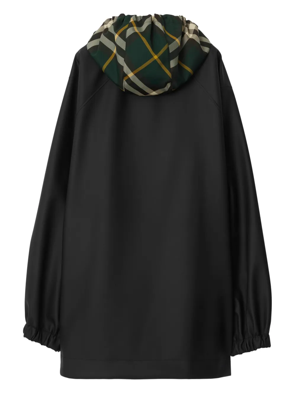 Burberry Geruite parka - Zwart