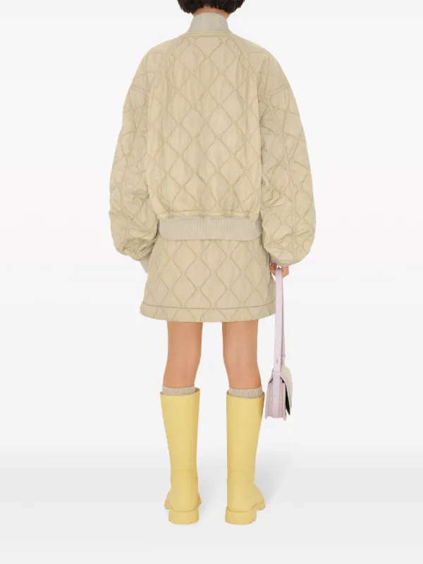 バーバリー　キルティングボンバージャケット Burberry キルティング ボンバージャケット | ニュートラル