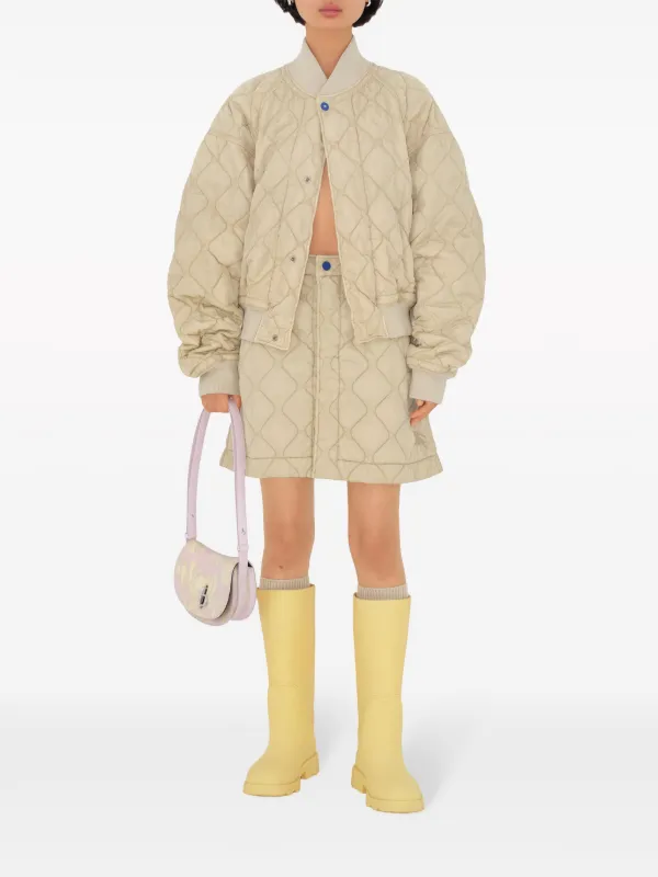 バーバリー　キルティングボンバージャケット Burberry キルティング ボンバージャケット | ニュートラル