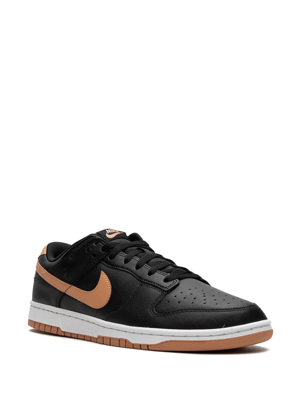 Shop Nike Dunk Low "black/amber Brown" Sneakers
