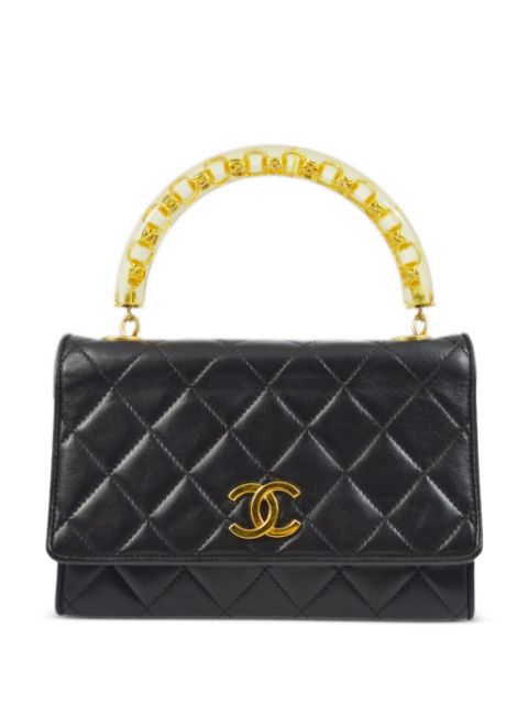 CHANEL 1990 Straight Flap leather handbag Women