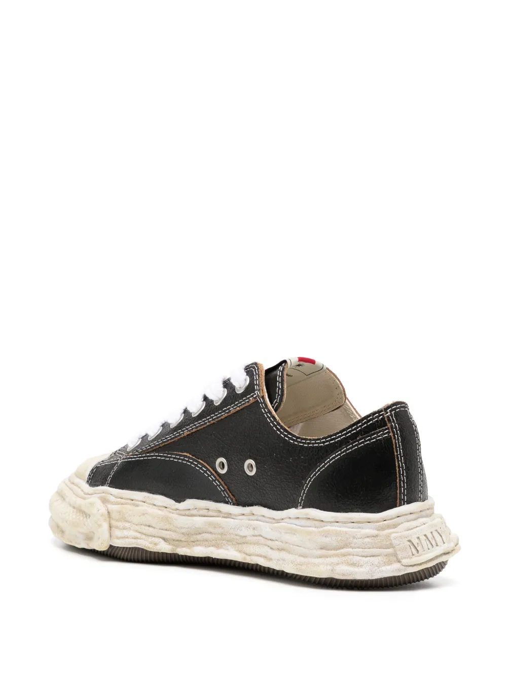 Shop Miharayasuhiro Peterson 23 Original Sole Chunky Sneakers In 黑色