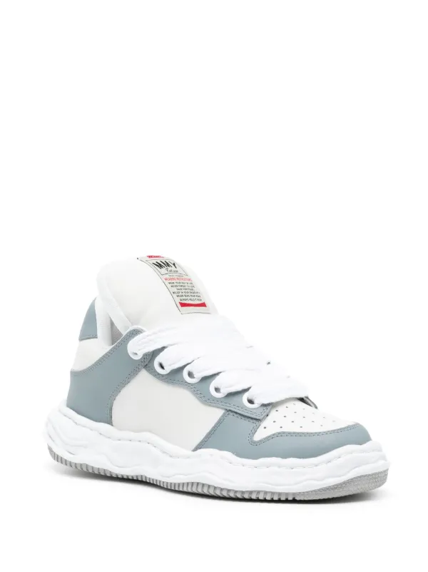 Maison MIHARA YASUHIRO Wayne OG Sole Leather Sneakers | Blue