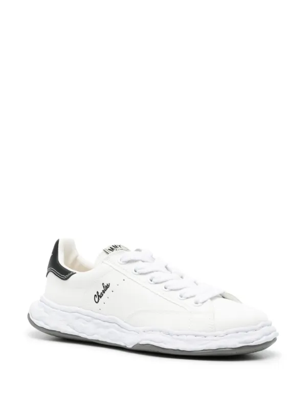 スニーカー MIHARAYASUHIRO FW25 Sand fabric sneaker (A14FW746 WHITE) Maison MIHARA YASUHIRO PETERSON OG Sole Canvas Low-top