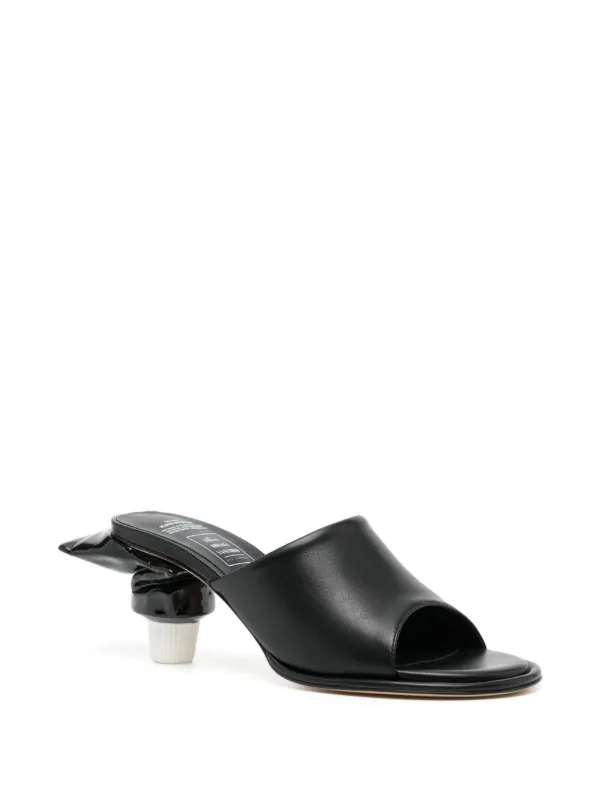 Maison MIHARA YASUHIRO Toothpaste 65mm Leather Mules - Farfetch 