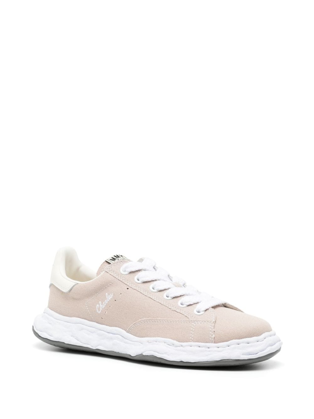 Shop Miharayasuhiro Charles Touch-strap Sneakers In Neutrals