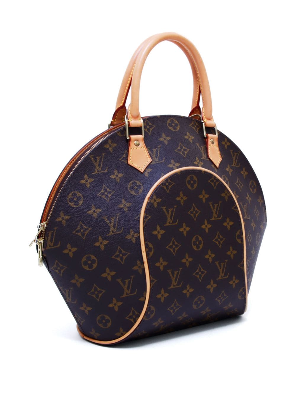 Pre-owned Louis Vuitton 1993  Ellipse Gm Tote Bag In Brown