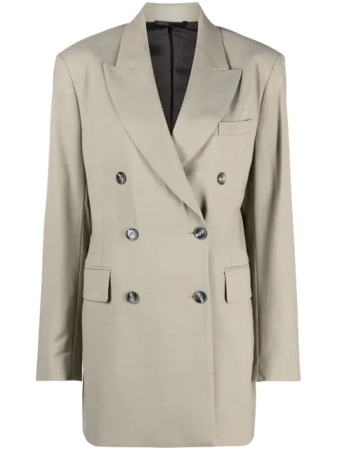 Acne Studios blazer con doble botonadura y solapas de pico