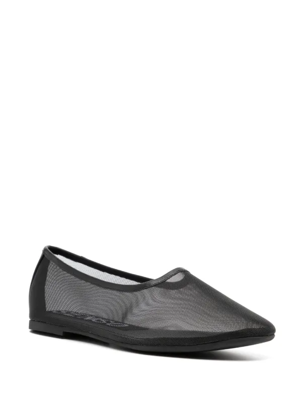 Senso Dena メッシュ フラットパンプス | ブラック | FARFETCH JP
