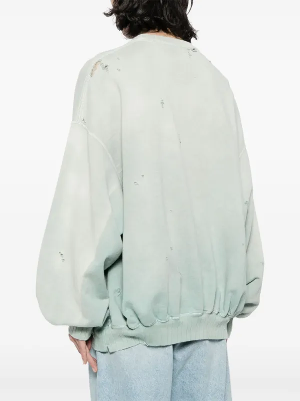 Maison MIHARA YASUHIRO faded-effect Cotton Sweatshirt Maison MIHARA YASUHIRO faded-effect Cotton Sweatshirt