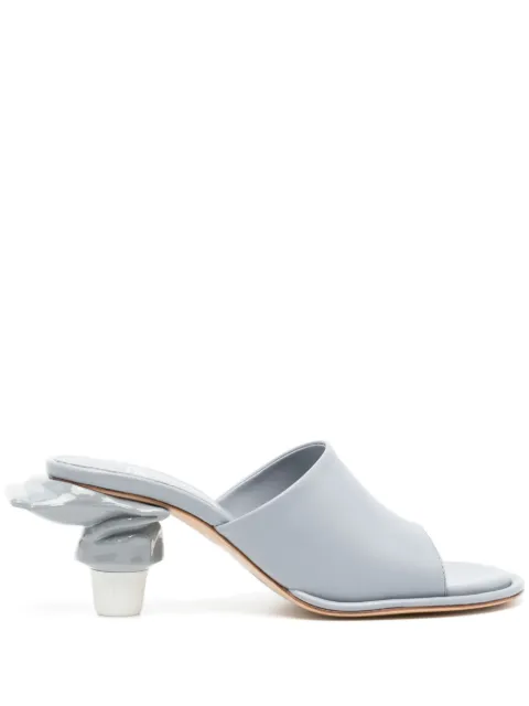 Maison MIHARA YASUHIRO Toothpaste 65mm leather mules