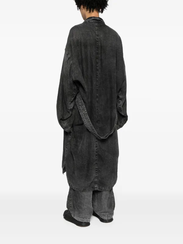 Maison MIHARA YASUHIRO リネン シングルコート | ブラック