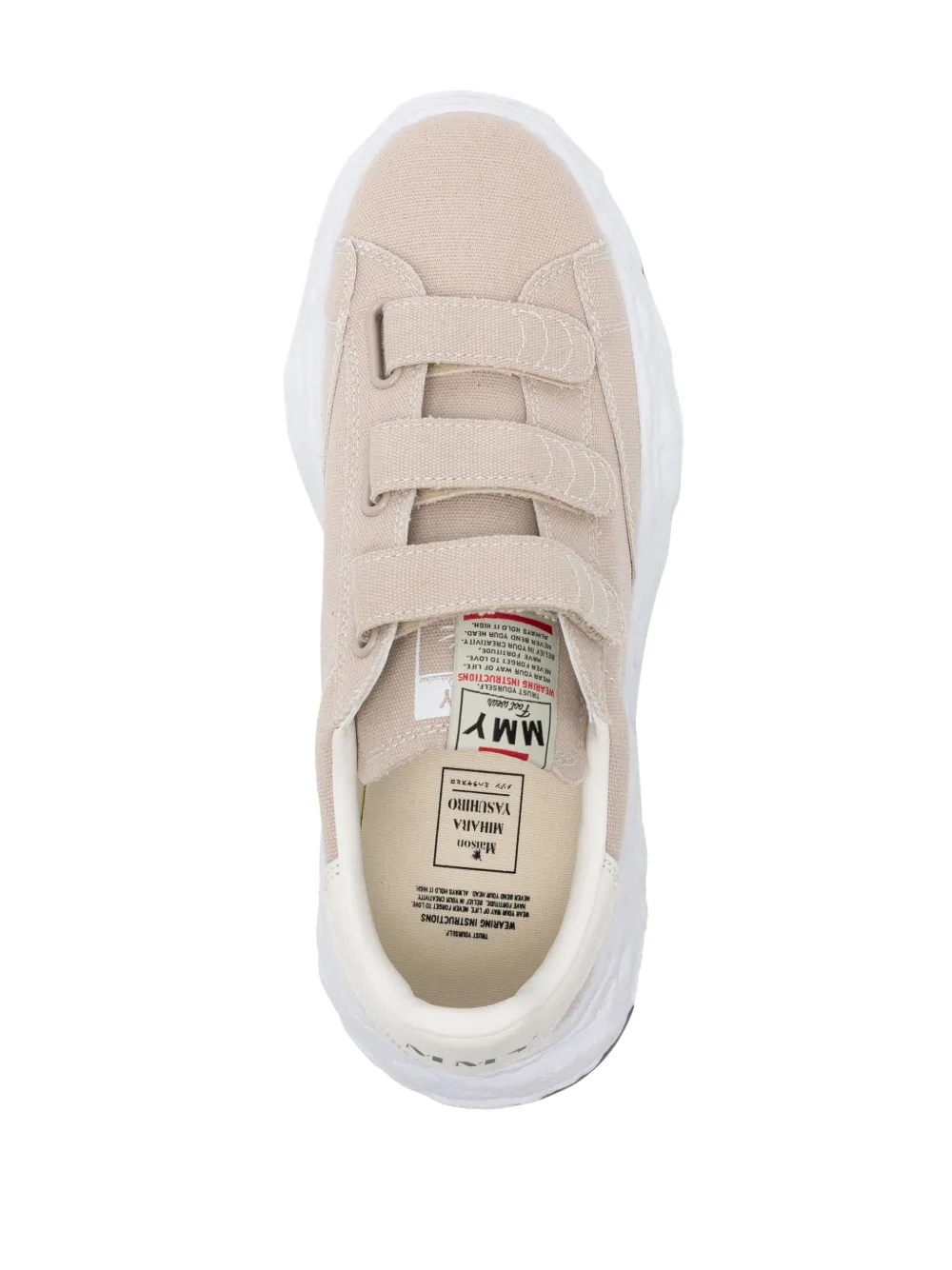 Miharayasuhiro Charles Touch-strap Sneakers In Neutrals