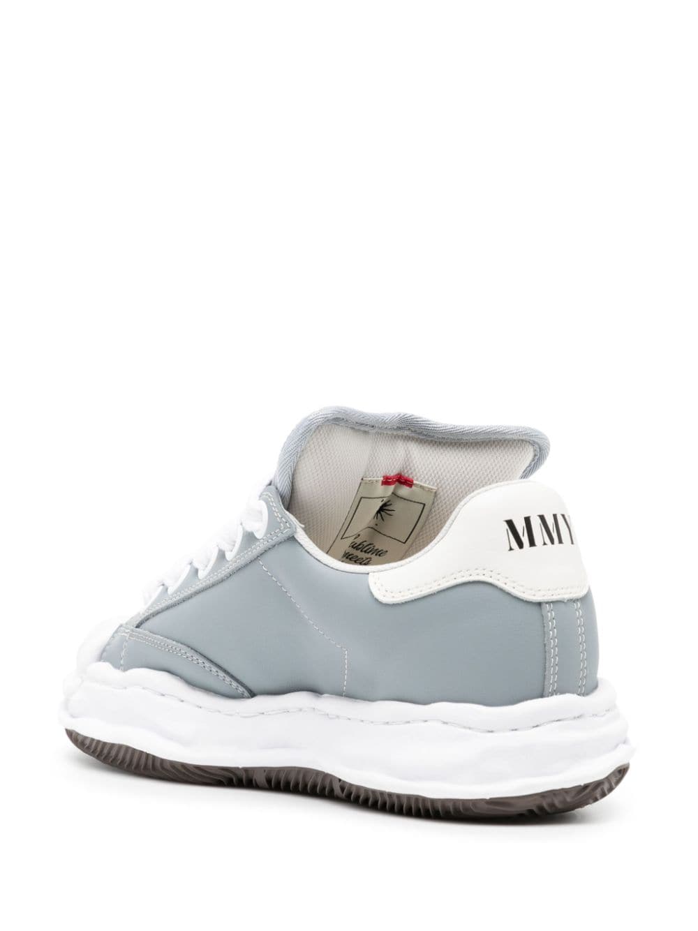 Shop Miharayasuhiro Blakey Original Sole Chunky Sneakers In Blau