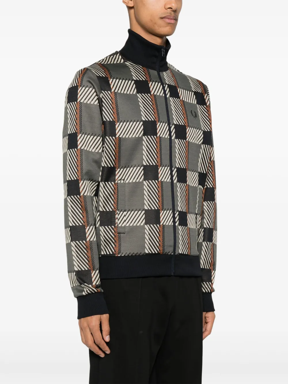 Fred perry tartan top jacket