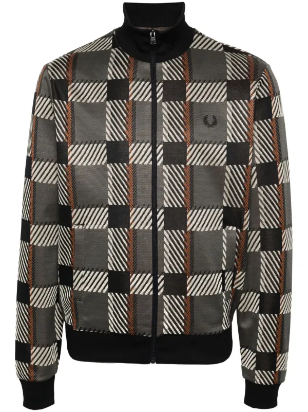 Fred perry tartan jacket clearance