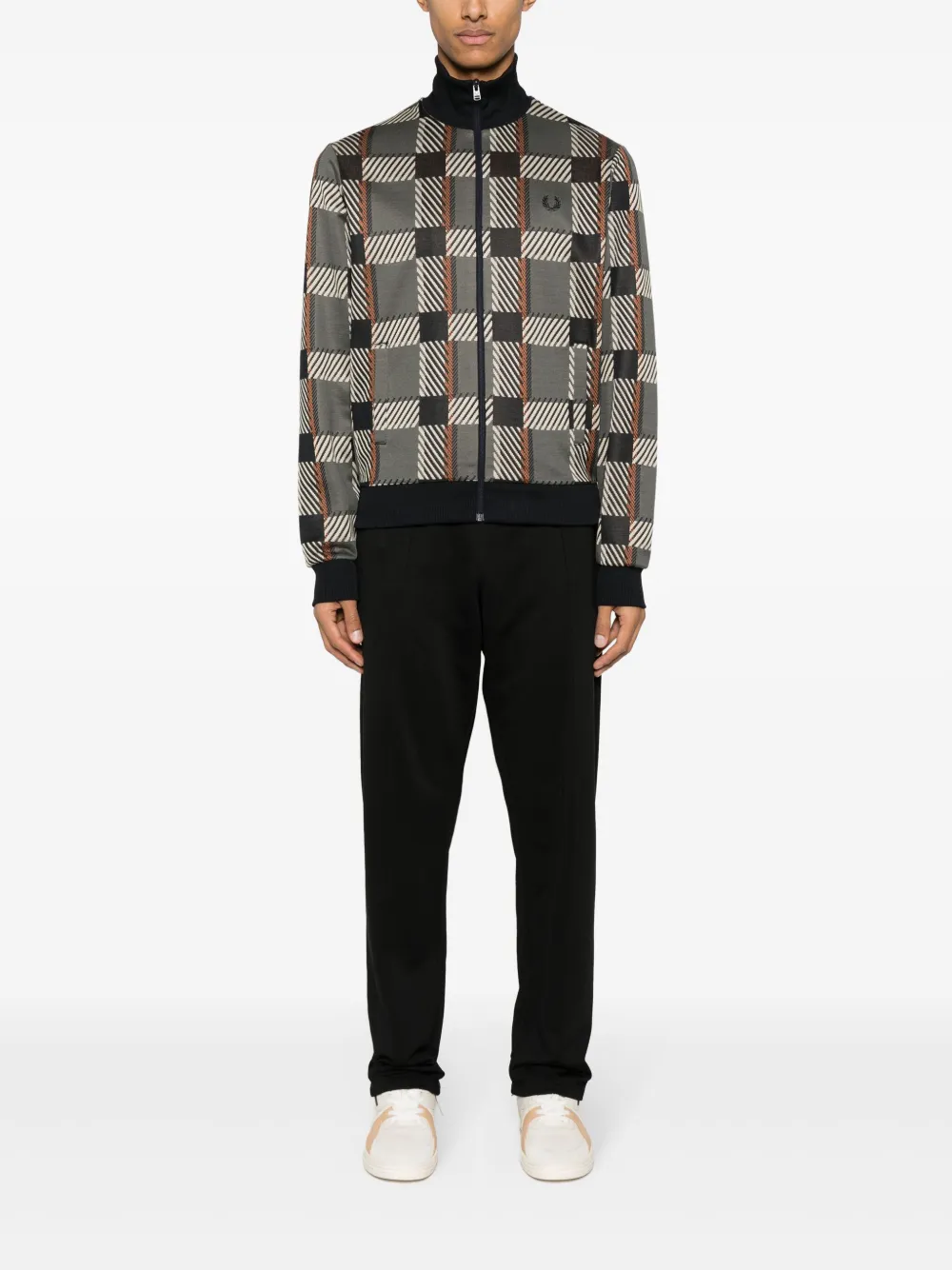 Fred perry tartan jacket online