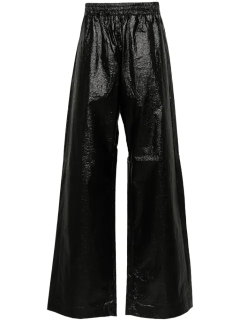 Walter Van Beirendonck embroidered-logo trousers