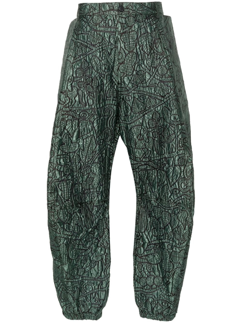 Walter Van Beirendonck abstract-print Trousers - Farfetch