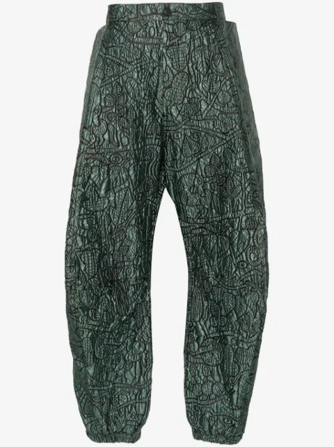 Walter Van Beirendonck pantalones con estampado abstracto