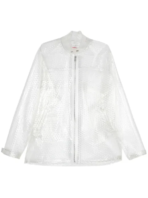 Walter Van Beirendonck chamarra con diseño transparente