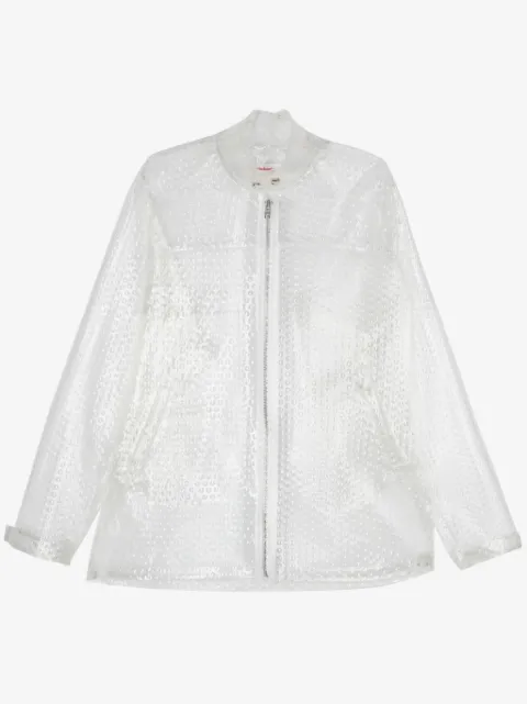 Walter Van Beirendonck chamarra con diseño transparente