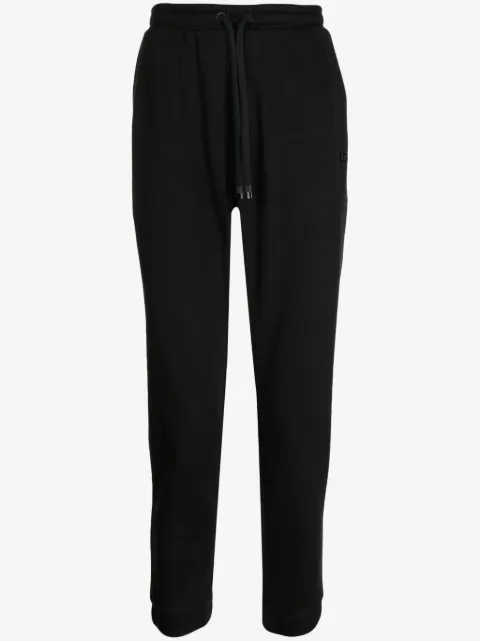 BOSS stripe-detail cotton track pants
