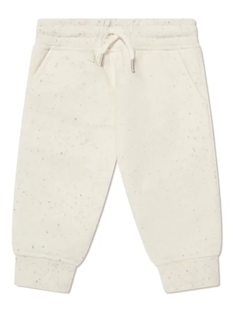 Kenzo Kids logo-print mélange track shorts