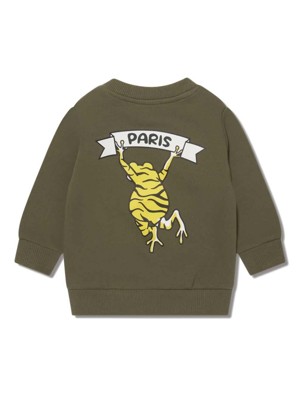 Kenzo Kids graphic-print jersey sweatshirt - Groen