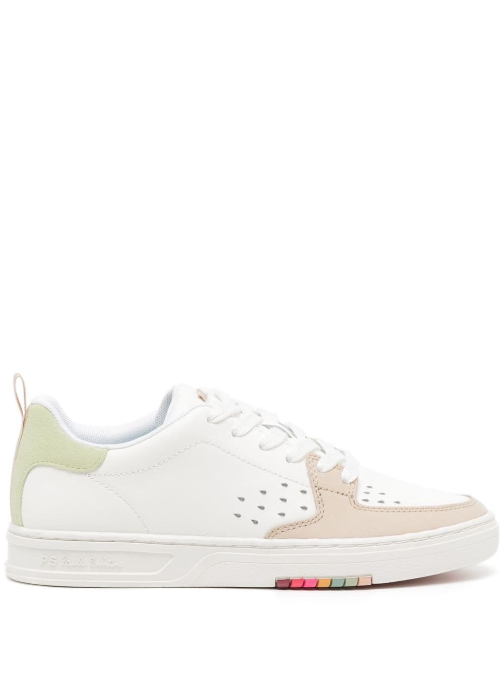 Paul Smith Cosmo 皮质板鞋 In White