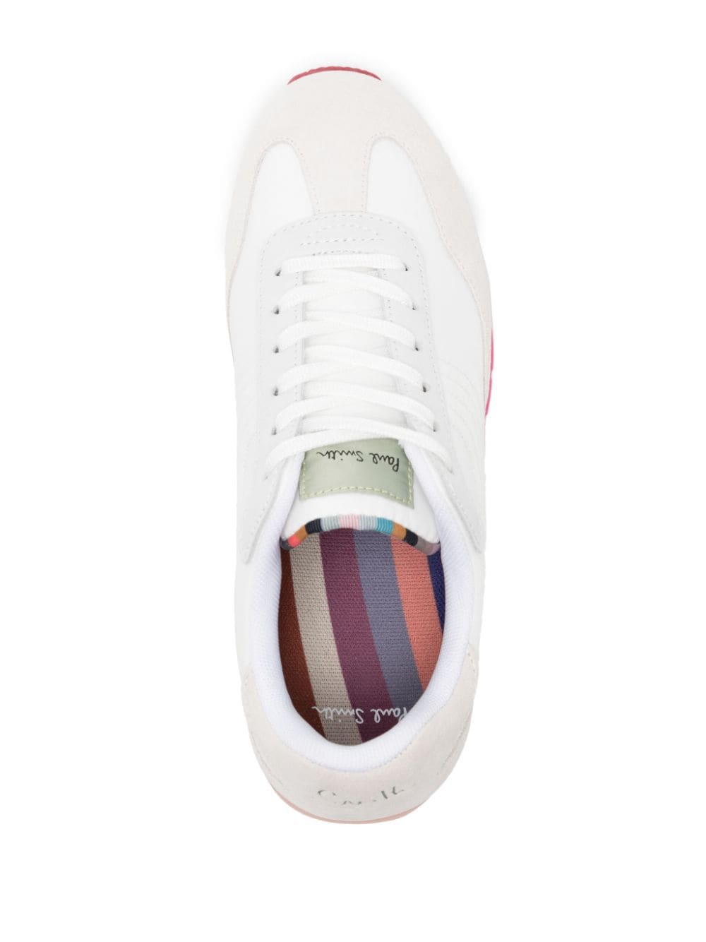 Shop Paul Smith Domino Swirl-embroidered Sneakers In White