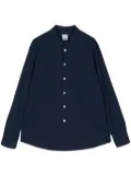 PS Paul Smith organic-cotton seersucker shirt - Blue