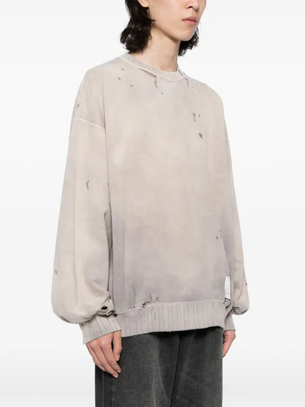 Maison MIHARA YASUHIRO フェイデッド スウェットシャツ | ブラウン