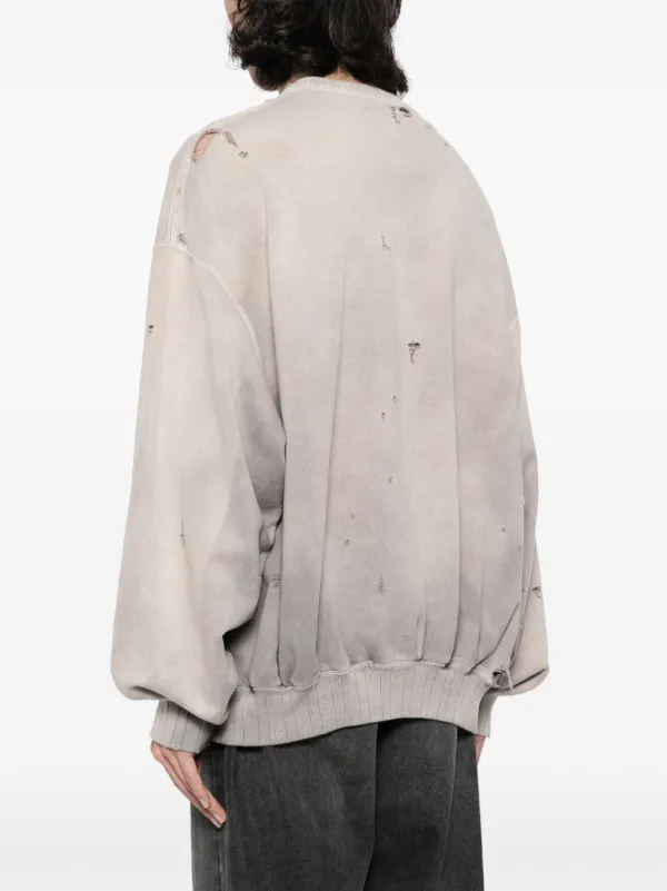 Maison MIHARA YASUHIRO フェイデッド スウェットシャツ | ブラウン 