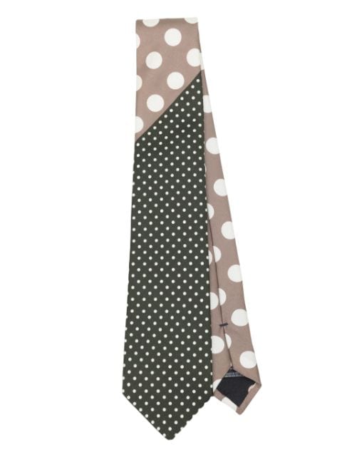 Paul Smith corbata de seda con estampado de lunares